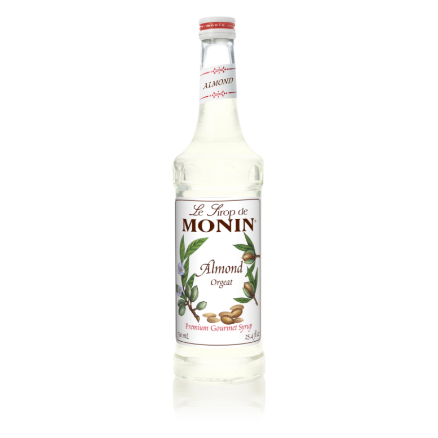 Syrup Monin sabor Almendra en botella de vidrio