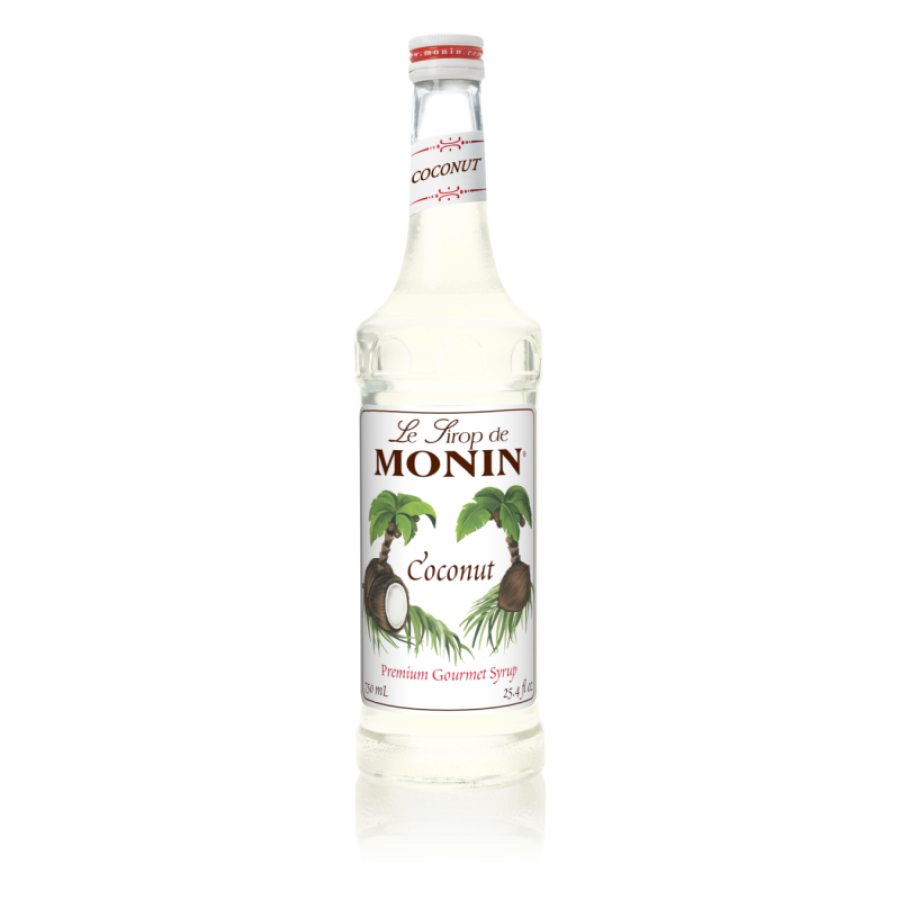 Syrup Monin sabor Coco en botella de vidrio