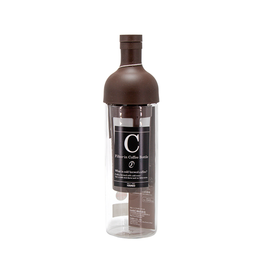 Botella con filtro incorporado Hario color oscuro