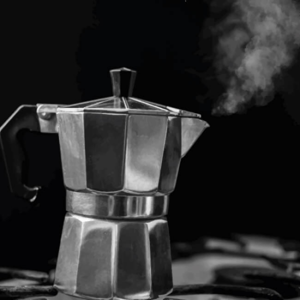 Moka Greca Italiana con vapor