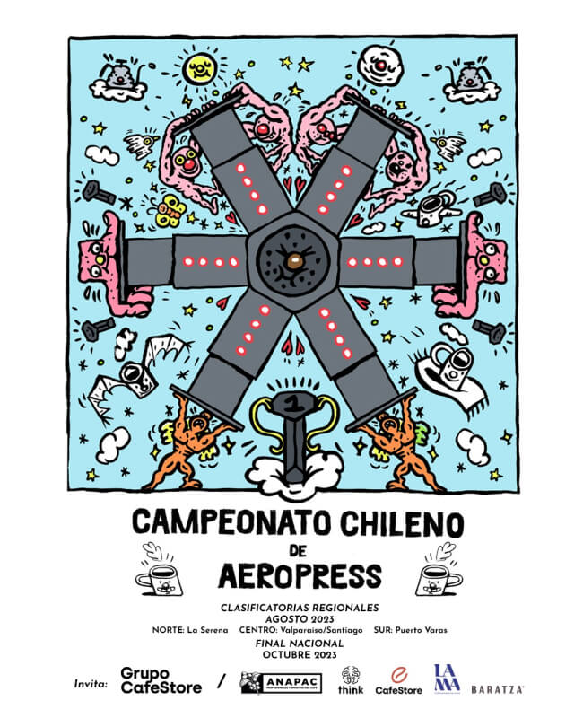 Campeonato regional de Aeropress para Chile