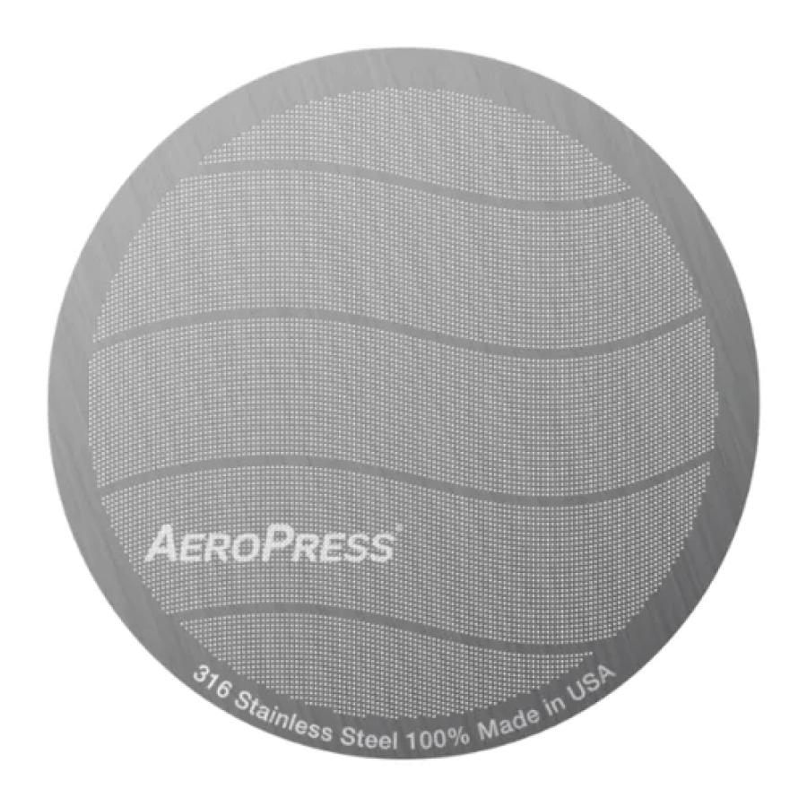 Filtro de acero microperforado original de Aeropress Clásica, Aeropress Go y Aeropress Clear