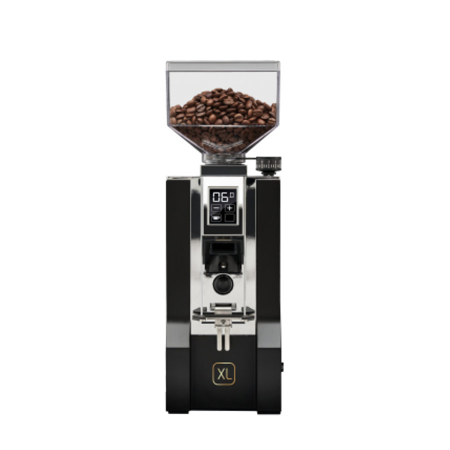 Molino Eureka Mignon XL 65 Negro con granos de café